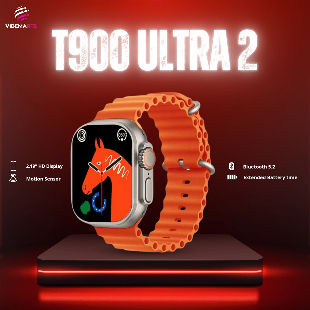 T900 Ultra 2 Smart Watch (49mm), Big Infinite Display, Bluetooth Calling, Gesture Mode with Sports and Health Features